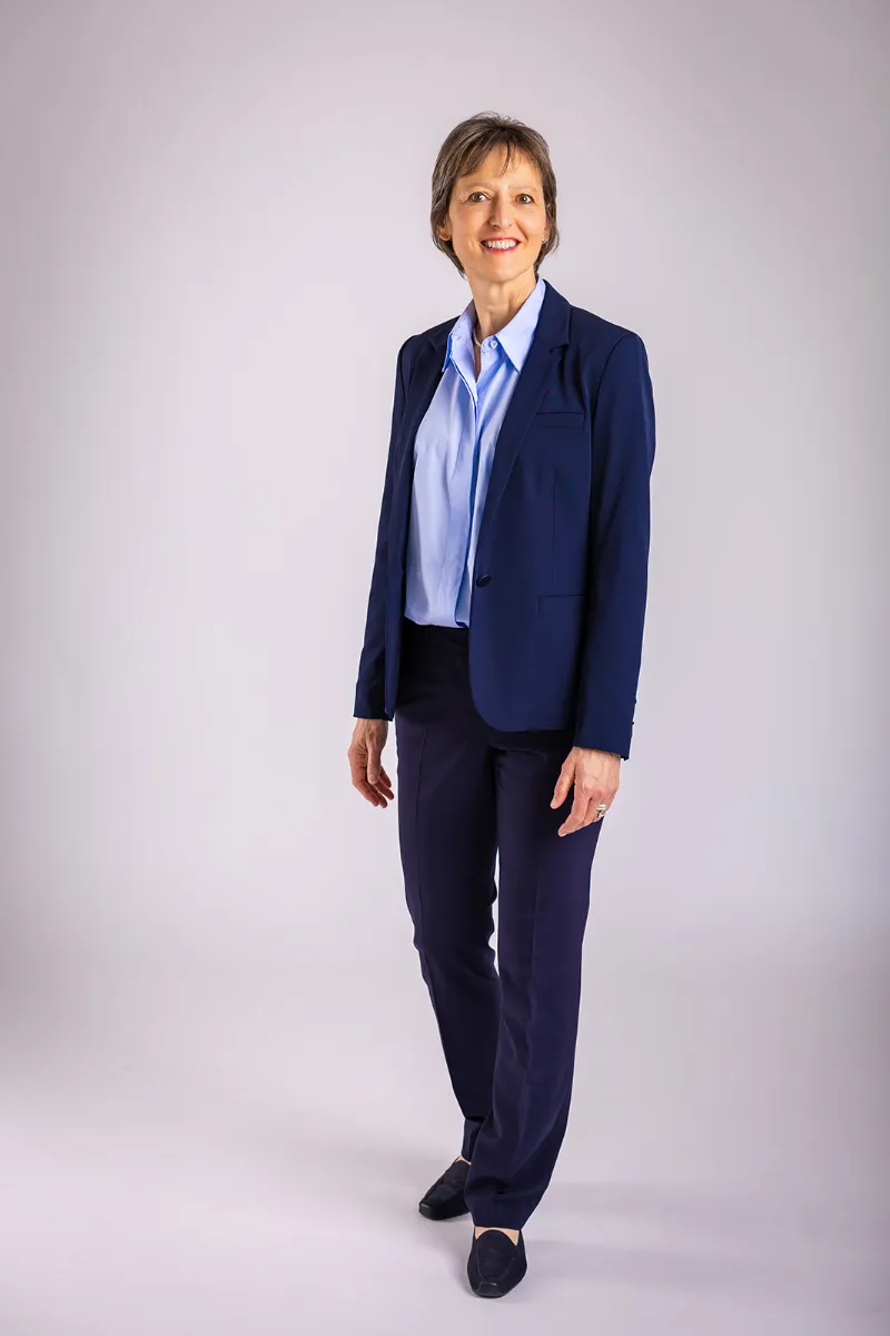 Carin Hallwachs in der Projektarbeit